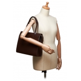Louis Vuitton Vintage - Epi Croisette PM Bag - Dark Brown - Leather and Epi Leather Handbag - Luxury High Quality
