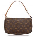 Louis Vuitton Vintage - Monogram Pochette Accessoires Bag - Marrone - Borsa in Pelle - Alta Qualità Luxury