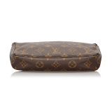 Louis Vuitton Vintage - Monogram Pochette Accessoires Bag - Brown - Leather Handbag - Luxury High Quality