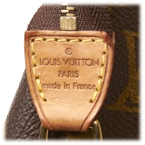 Louis Vuitton Vintage - Monogram Pochette Accessoires Bag - Brown - Leather Handbag - Luxury High Quality