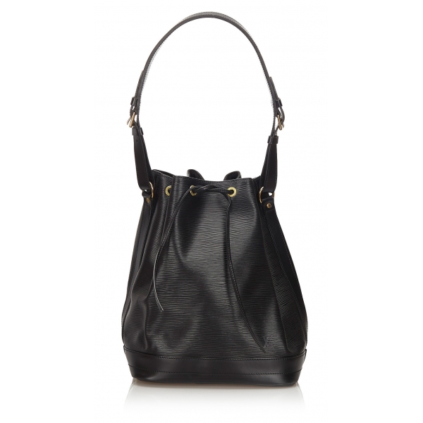 Louis Vuitton Vintage - Epi Noe Bag - Nero - Borsa in Pelle Epi e Pelle - Alta Qualità Luxury