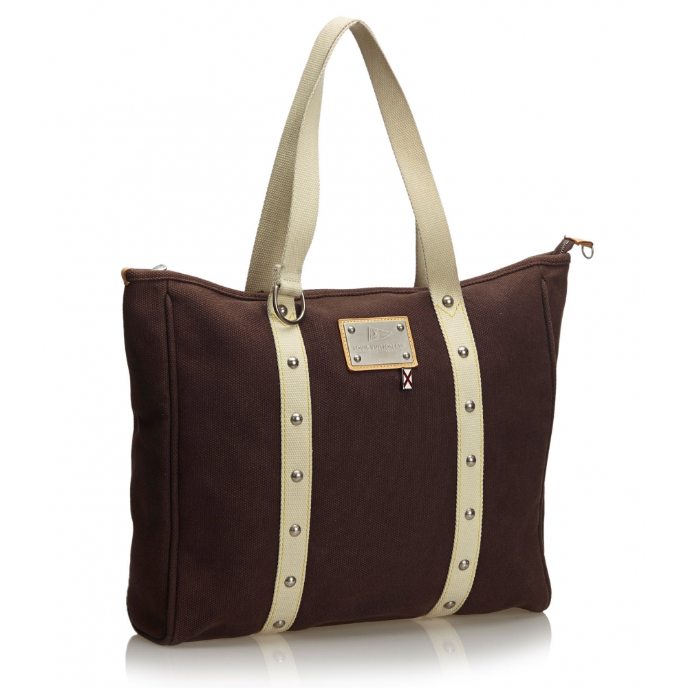 Louis Vuitton Vintage - Antigua Cabas GM Bag - Brown - Canvas Handbag - Luxury High Quality ...