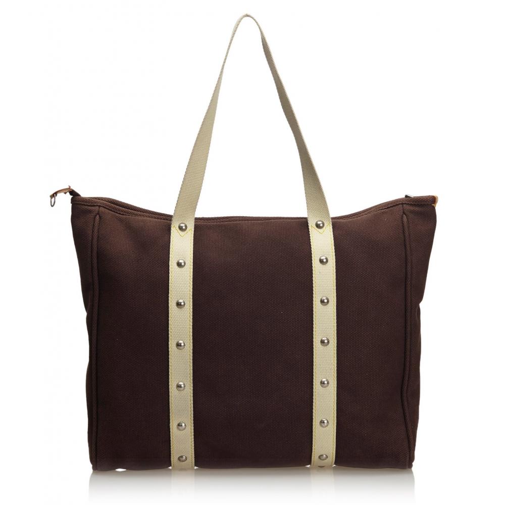 Louis Vuitton Vintage - Antigua Cabas GM Bag - Brown - Canvas Handbag ...