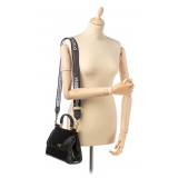 Dolce & Gabbana Vintage - Mini Sicily Satchel Bag - Black - PVC Handbag - Luxury High Quality