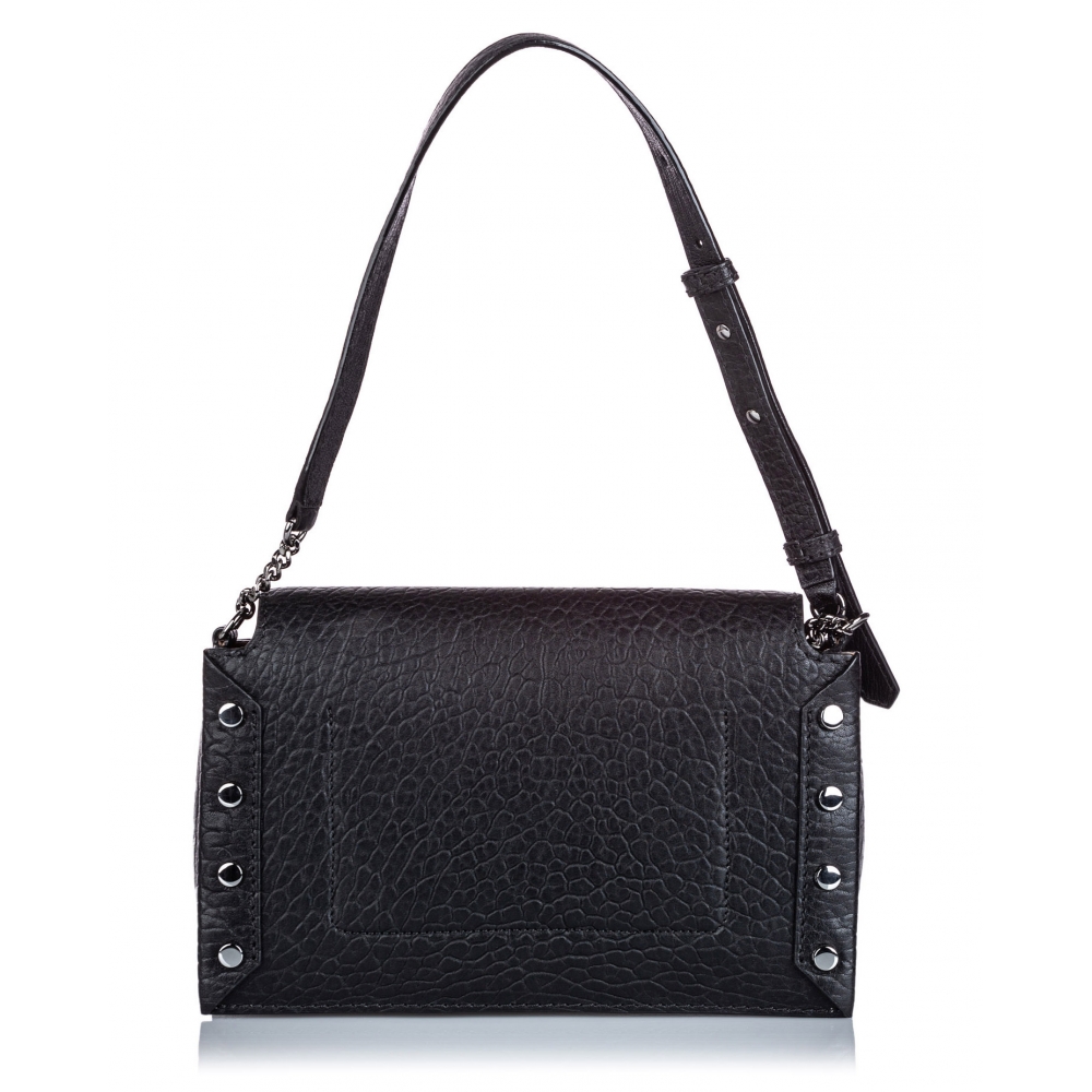 Womens Jimmy Choo black Mini Callie Leather Clutch Bag | Harrods #  {CountryCode}