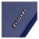 Bulgari Vintage - Leather Bulgari Chain Crossbody Bag - Blu Nero - Borsa in Pelle e Vitello - Alta Qualità Luxury