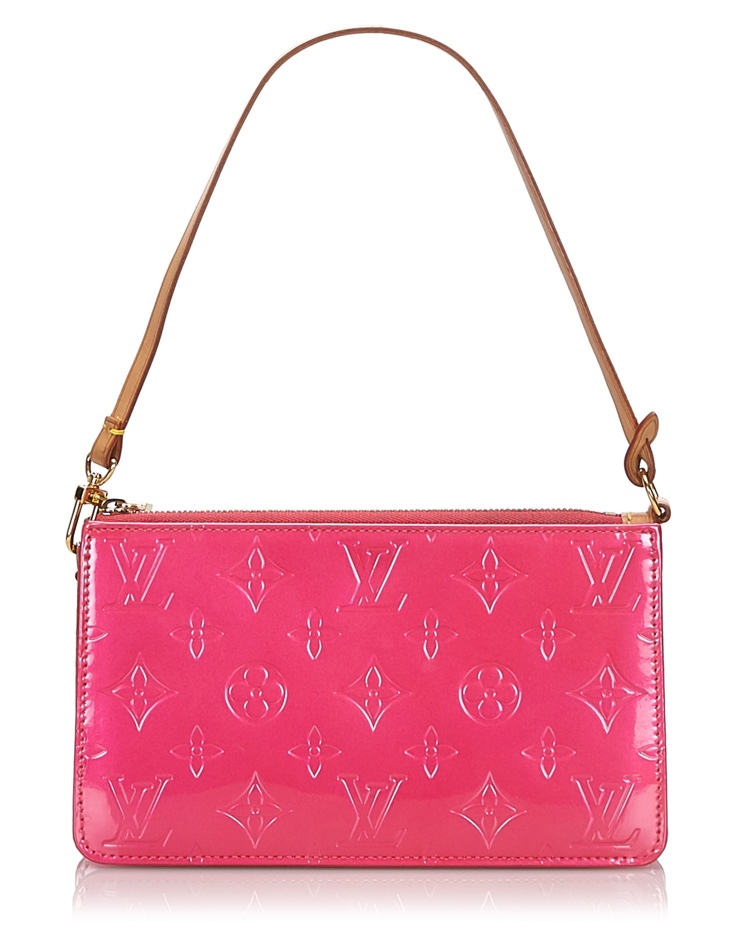 louis vuitton purse pink and white