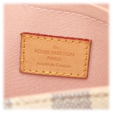 Louis Vuitton Vintage - Damier Azur Croisette Bag - Bianco Avorio Blu - Borsa in Pelle Damier - Alta Qualità Luxury