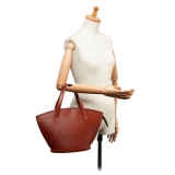 Louis Vuitton Vintage - Epi Saint Jacques PM Short Strap Bag - Brown - Leather and Epi Leather Handbag - Luxury High Quality