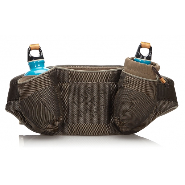 LOUIS VUITTON Damier Geant Arche Waist Bag silver buckle belt bag brow –  Brand Off Hong Kong Online Store