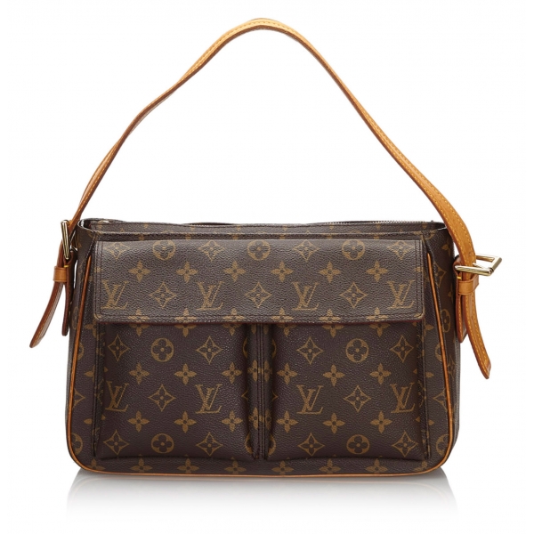 Louis Vuitton Vintage - Monogram Viva Cite GM Bag - Brown - Leather Handbag - Luxury High Quality
