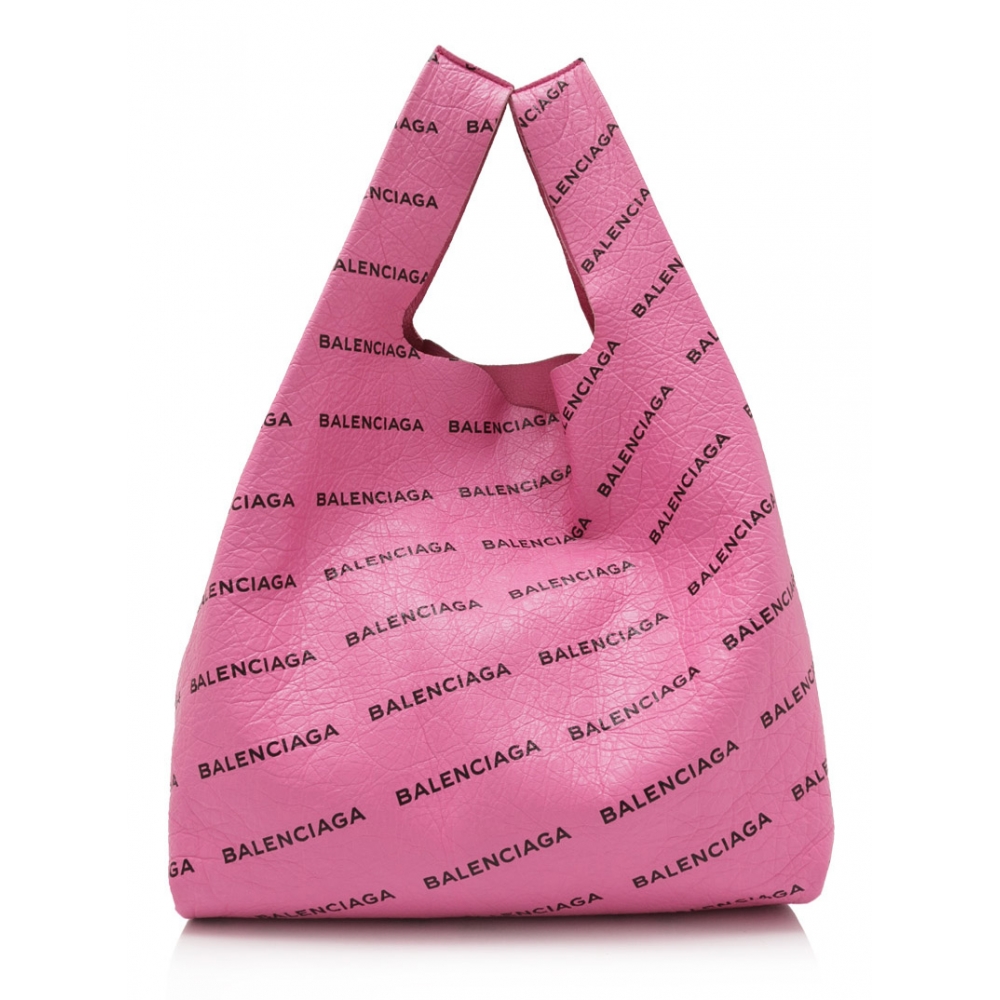 Balenciaga Balenciaga Papier A4 shopper bag in pink leather ref.995595 -  Joli Closet
