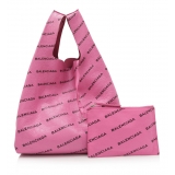 Balenciaga Vintage - Lambskin Supermarket Shopper M Bag - Rosa - Borsa in Pelle di Agnello - Alta Qualità Luxury