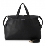Balenciaga Vintage - Lambskin Portfolio Sac L Bag - Black - Lambskin Leather Bag - Luxury High Quality