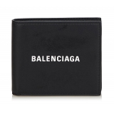 Balenciaga Vintage - Leather Everyday Square Wallet - Black - Leather Wallet - Luxury High Quality