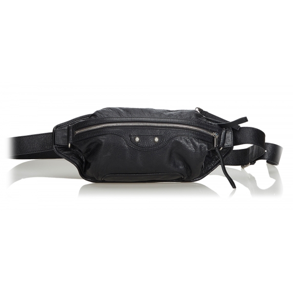 balenciaga leather belt bag