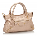 Balenciaga Vintage - Leather Motocross Giant First Satchel Bag - Rosa - Borsa in Pelle - Alta Qualità Luxury