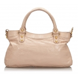 Balenciaga Vintage - Leather Motocross Giant First Satchel Bag - Rosa - Borsa in Pelle - Alta Qualità Luxury