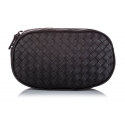 Bottega Veneta Vintage - Intrecciato Leather Belt Bag - Black - Leather Belt Bag - Luxury High Quality