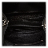 Bottega Veneta Vintage - Leather Hobo Bag - Black - Leather Handbag - Luxury High Quality