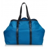 Bottega Veneta Vintage - Canvas Weekender Bag - Blu - Borsa in Pelle - Alta Qualità Luxury