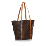 Louis Vuitton Vintage - Monogram Sac Shopping 48 Bag - Brown - Leather Handbag - Luxury High Quality