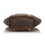 Louis Vuitton Vintage - Monogram Sac Shopping 48 Bag - Brown - Leather Handbag - Luxury High Quality