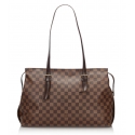 Louis Vuitton Vintage - Damier Ebene Chelsea Bag - Brown - Leather Handbag - Luxury High Quality