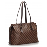 Louis Vuitton Vintage - Damier Ebene Chelsea Bag - Brown - Leather Handbag - Luxury High Quality