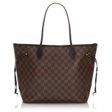 Louis Vuitton Vintage - Damier Ebene Brera Bag - Brown - Leather Handbag - Luxury High Quality