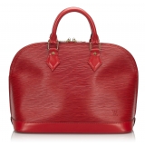 Louis Vuitton Vintage - Epi Alma PM Bag - Red - Leather and Epi Leather Handbag - Luxury High Quality