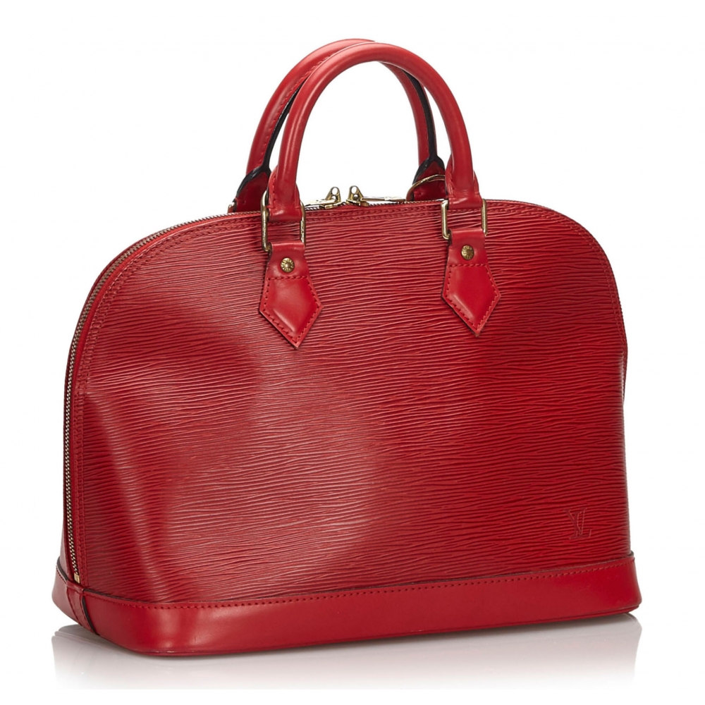Louis Vuitton Vintage - Epi Alma PM Bag - Red - Leather and Epi Leather