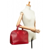 Louis Vuitton Vintage - Epi Alma PM Bag - Rossa - Borsa in Pelle Epi e Pelle - Alta Qualità Luxury