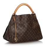 Louis Vuitton Vintage - Monogram Artsy MM Bag - Brown - Leather Handbag - Luxury High Quality