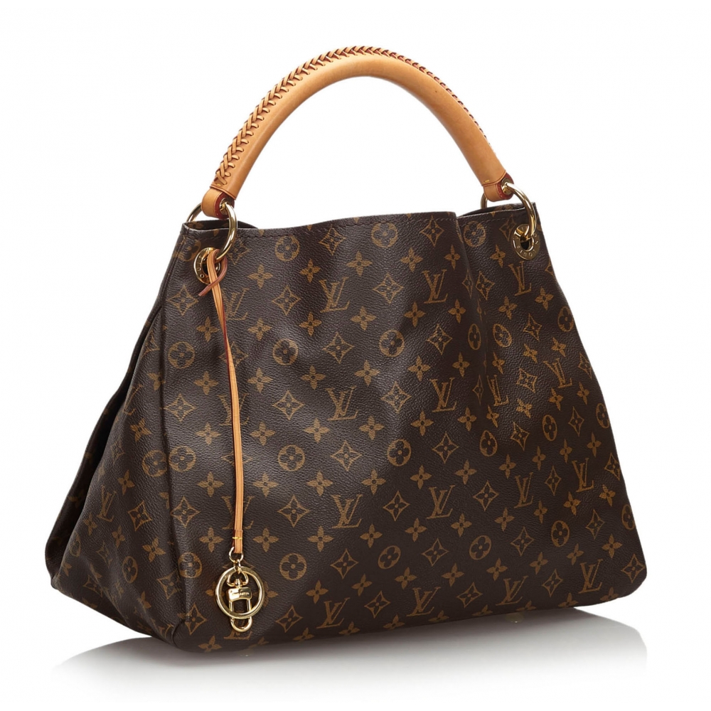 Louis Vuitton Vintage - Monogram Artsy MM Bag - Brown - Leather Handbag ...