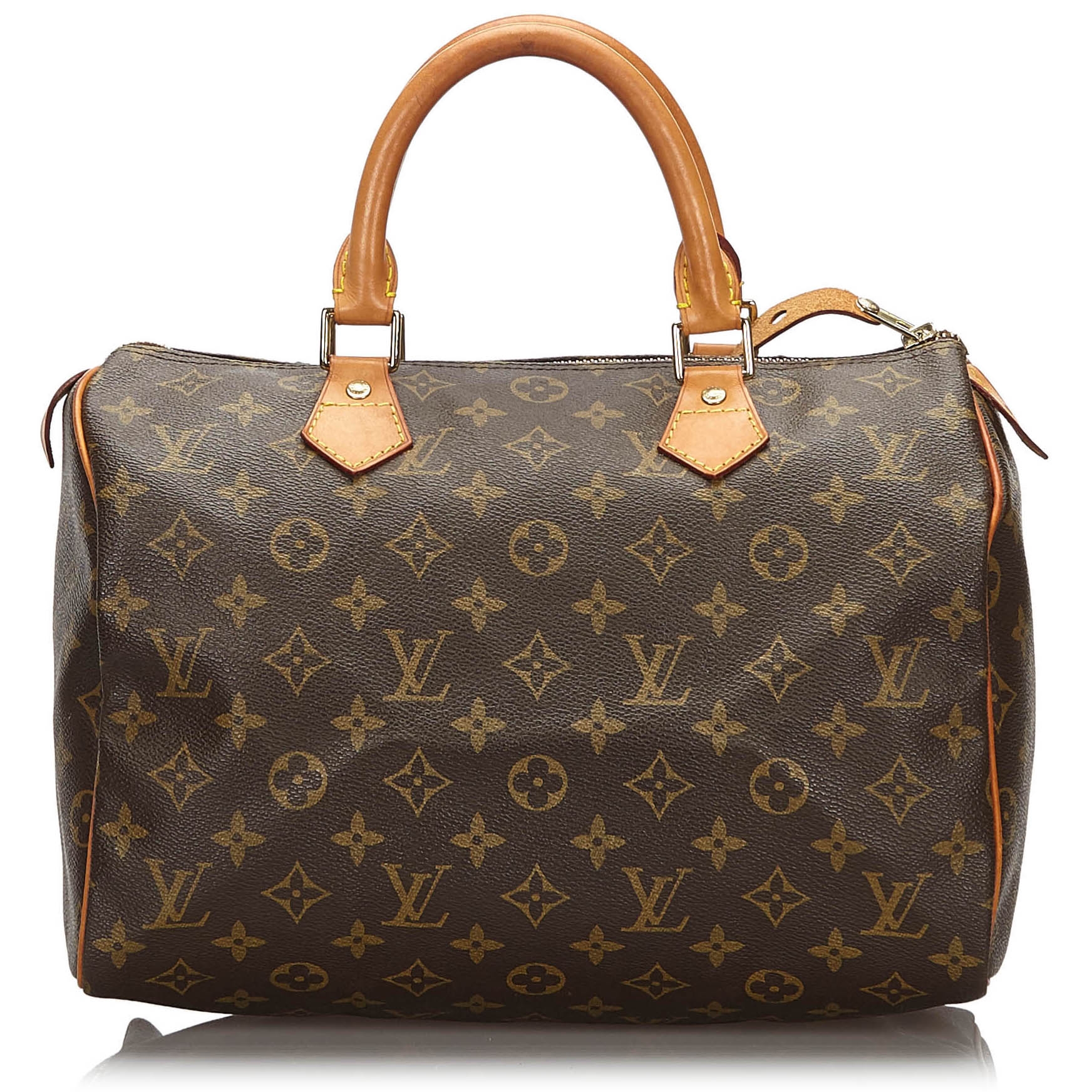 Vintage Louis Vuitton Speedy 30 Bag | Ivory & Gold