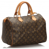 Louis Vuitton Vintage - Monogram Speedy 30 Bag - Brown - Leather Handbag - Luxury High Quality