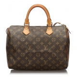 Louis Vuitton Vintage - Monogram Speedy 30 Bag - Brown - Leather Handbag - Luxury High Quality