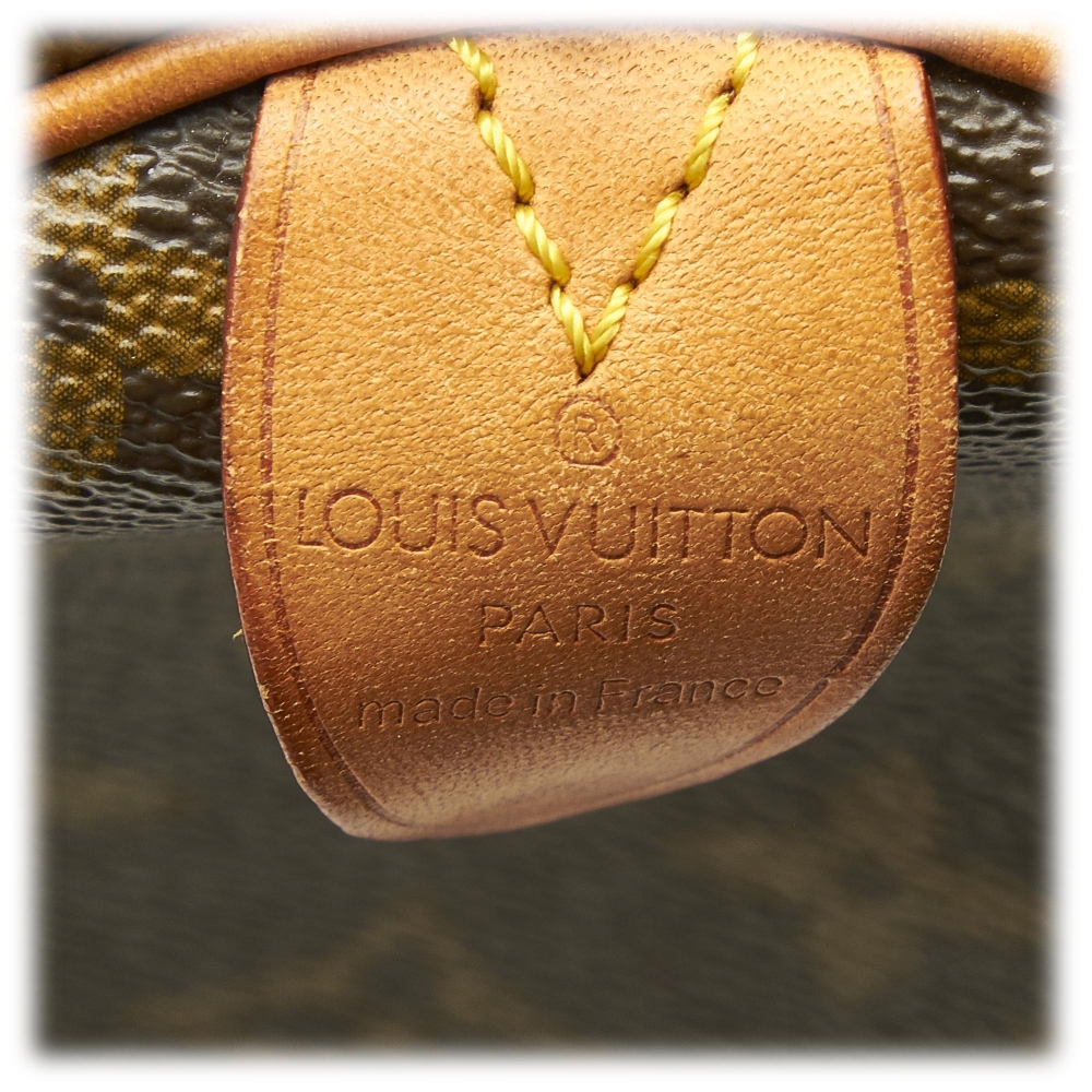 2002 Louis Vuitton Brown Classic Monogram Speedy 30 at 1stDibs