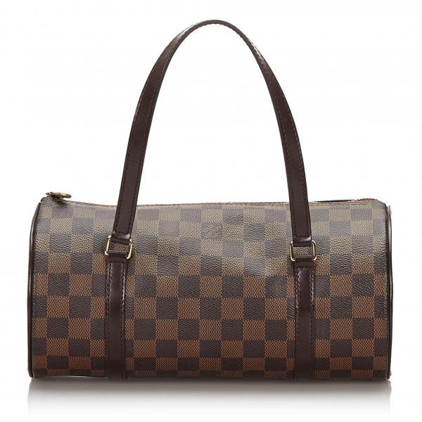 Louis Vuitton Vintage - Damier Ebene Papillon 26 Bag - Brown - Leather Handbag - Luxury High ...