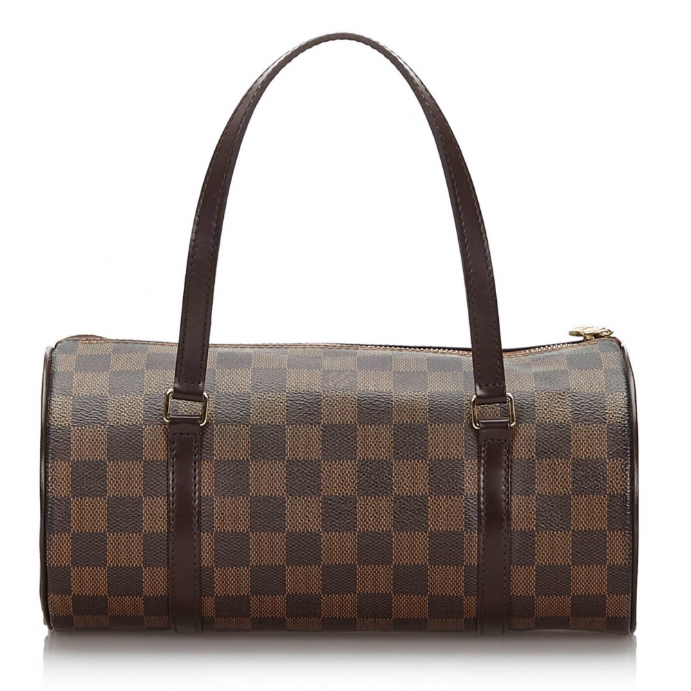 Louis Vuitton Papillon Handbag Damier 26 Brown 220202344