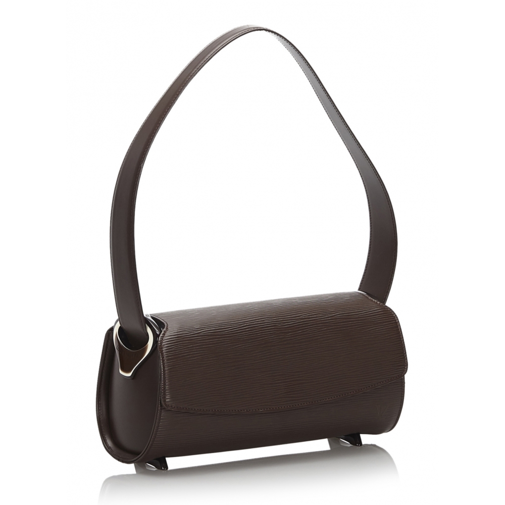 Lot - Louis Vuitton Black Epi Leather Nocturne PM Handbag Date Code:  MI1019(?)