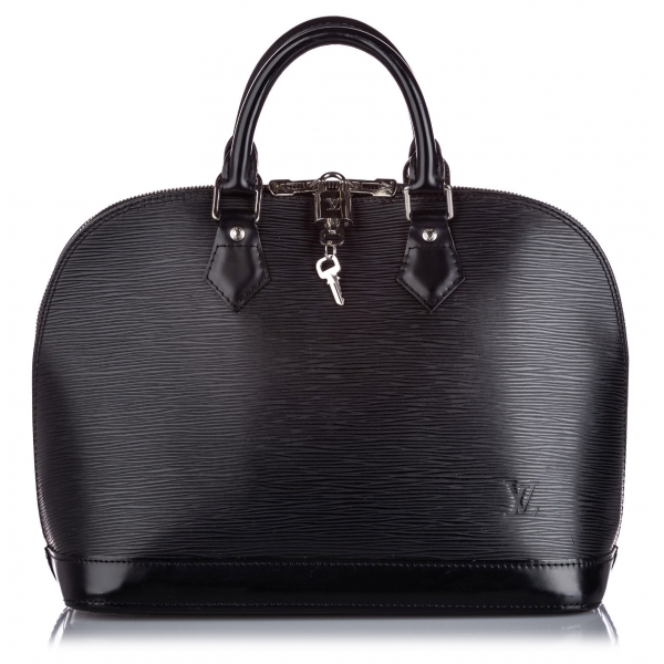 Louis Vuitton LV x Supreme New Black Epi Leather Chain Compact