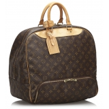 Louis Vuitton Vintage - Monogram Canvas Evasion Bag - Marrone - Borsa in Tela Monogramma e Pelle - Alta Qualità Luxury