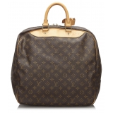 Louis Vuitton Vintage - Monogram Canvas Evasion Bag - Marrone - Borsa in Tela Monogramma e Pelle - Alta Qualità Luxury