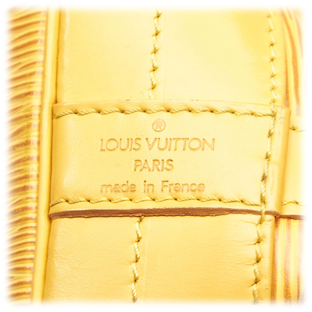 Japan Used Bag] Used Louis Vuitton Noe Epi Ylw/Leather/Ylw/Plain Bag