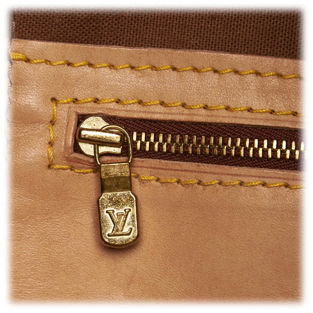 Louis Vuitton Polochon Shoulder Bag in Brown Monogram Canvas
