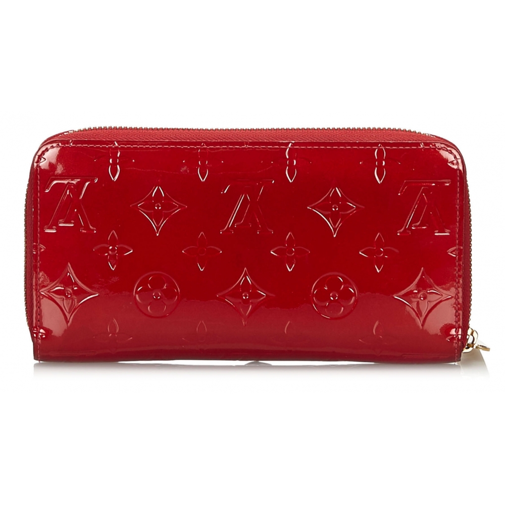 Louis Vuitton Vintage - Vernis Zippy Wallet - Red - Vernis Leather and Leather Wallet - Luxury ...