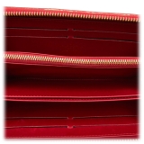 Louis Vuitton Vintage - Vernis Zippy Wallet - Rossa - Portafoglio in Pelle Vernis e Pelle - Alta Qualità Luxury