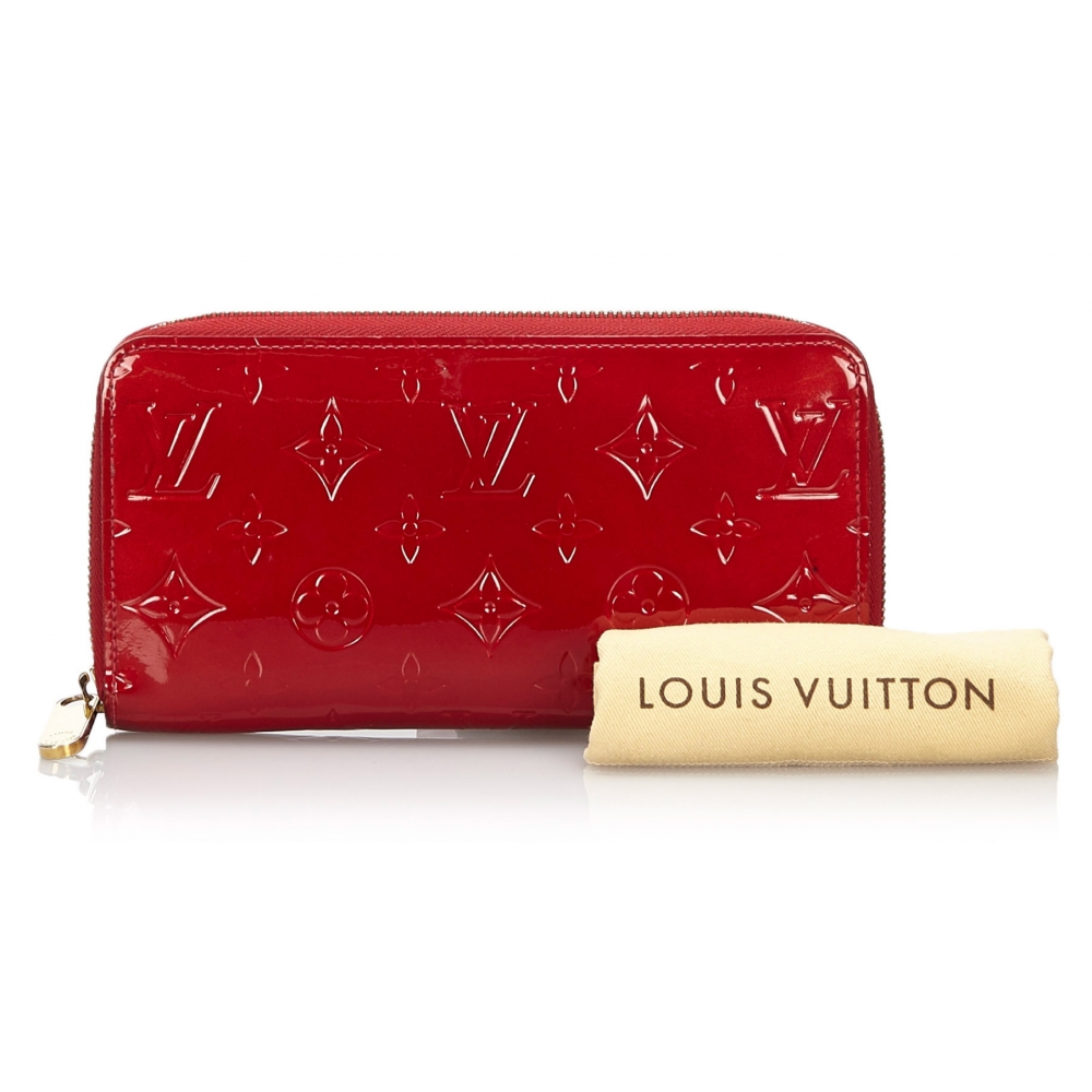 Adèle leather wallet Louis Vuitton Red in Leather - 37790727